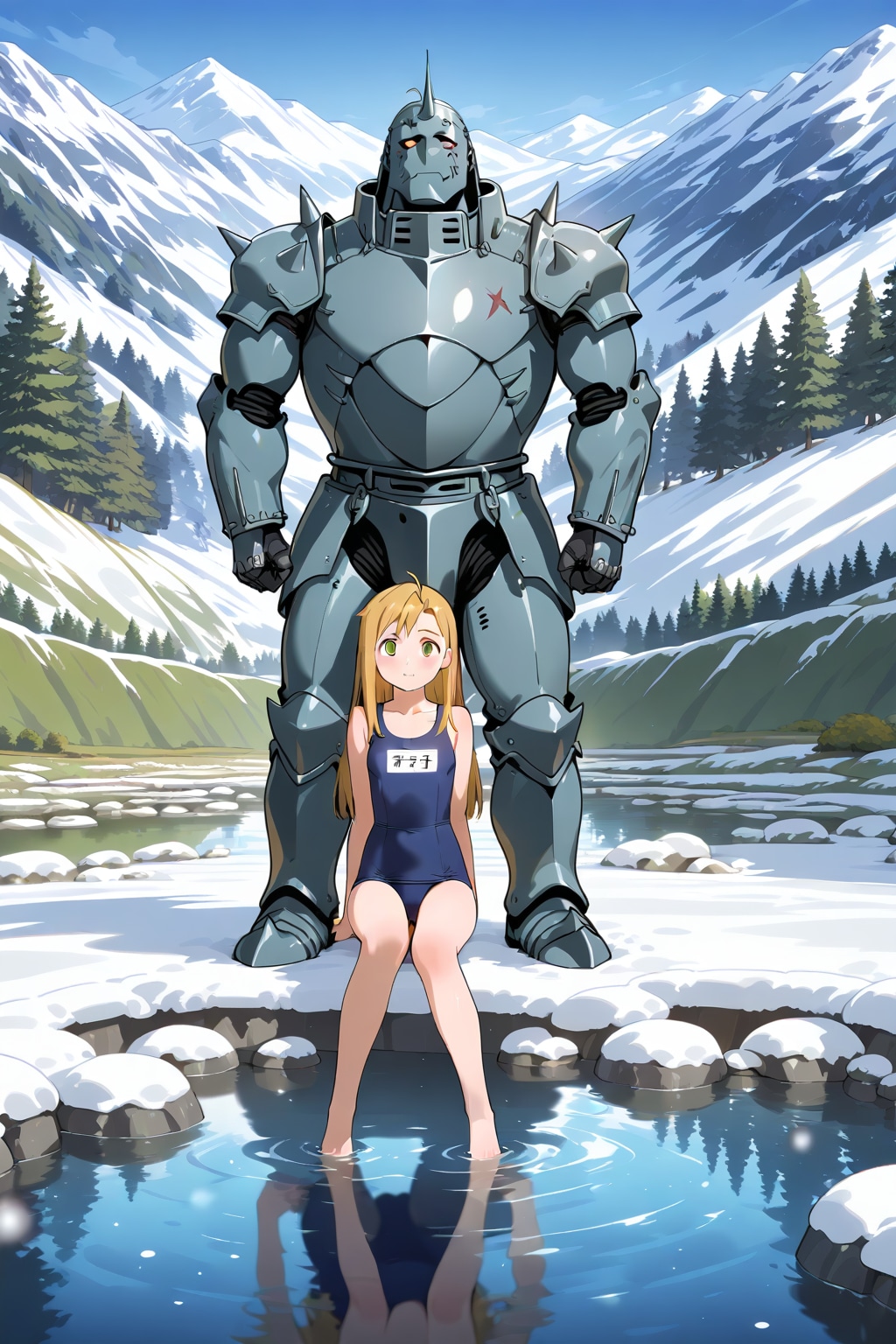 アルフォンス・エルリック(スク水)3