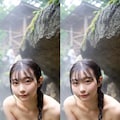 飛び出すおっぱい❣️迫力の立体視エロ画像をお楽しみ下さい。 5枚目