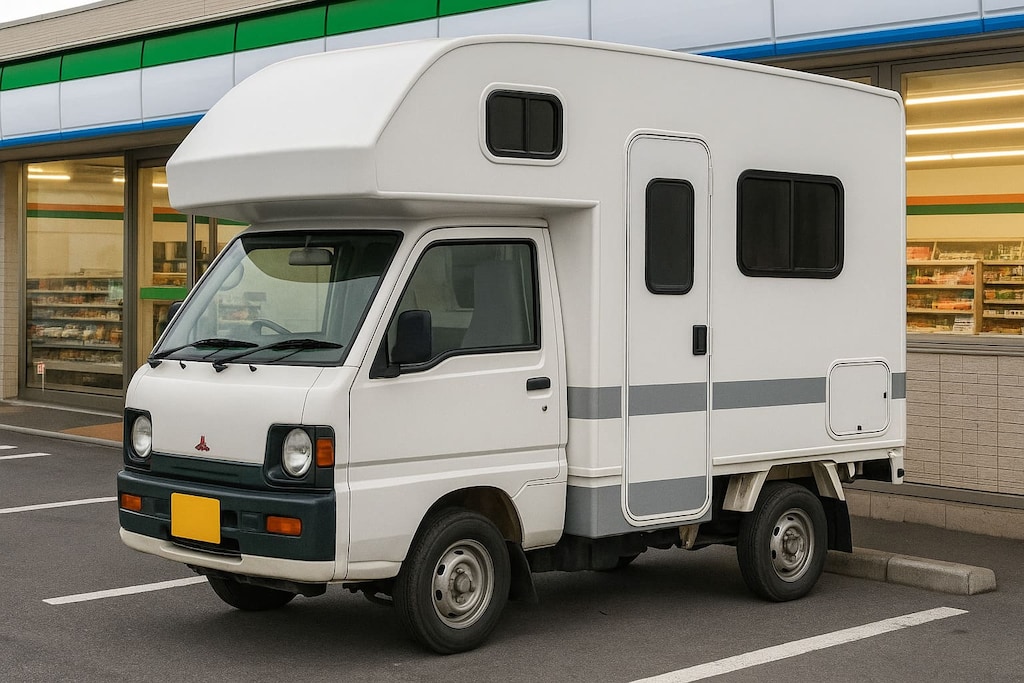 三菱ミニキャブキャンピングカー
