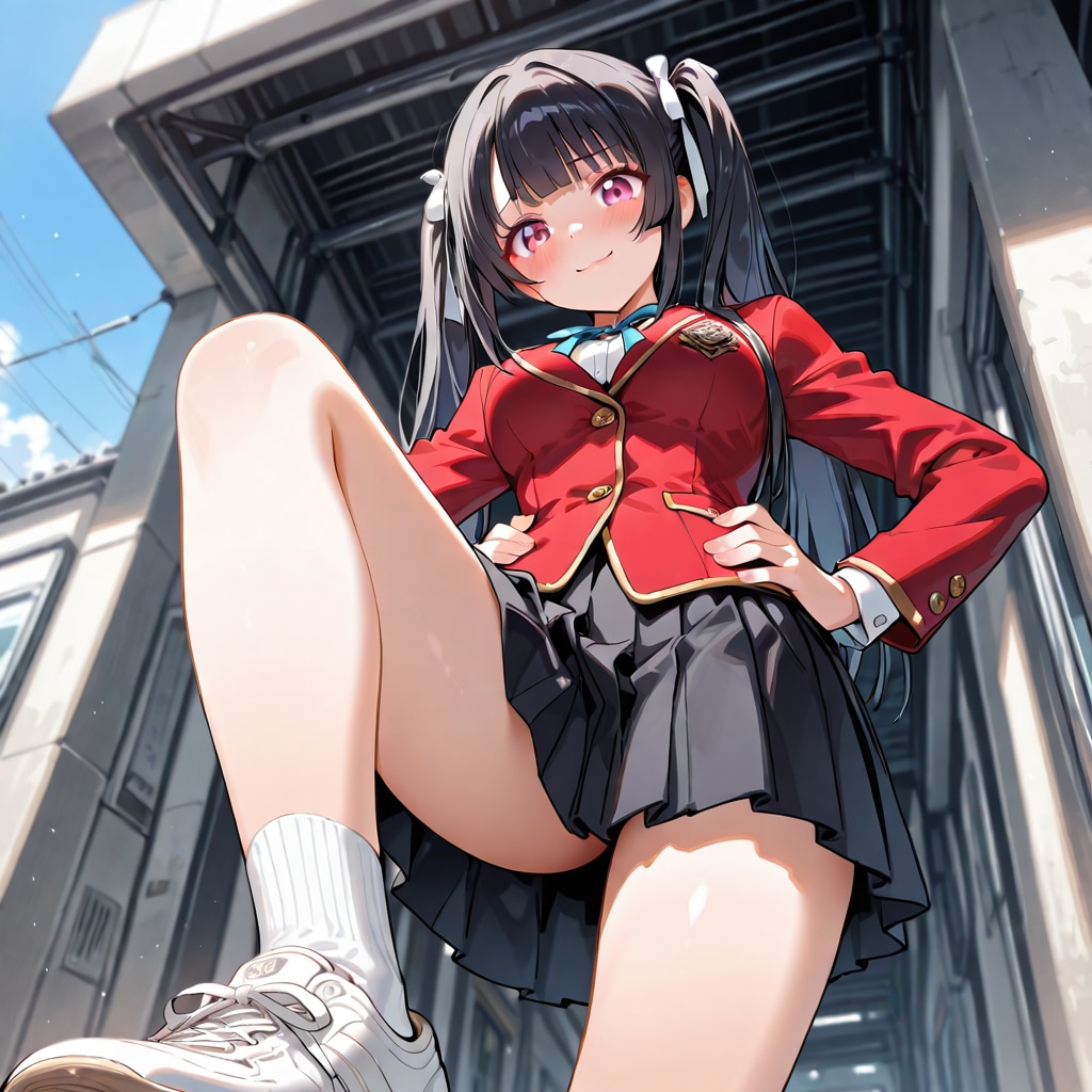 下からアングル