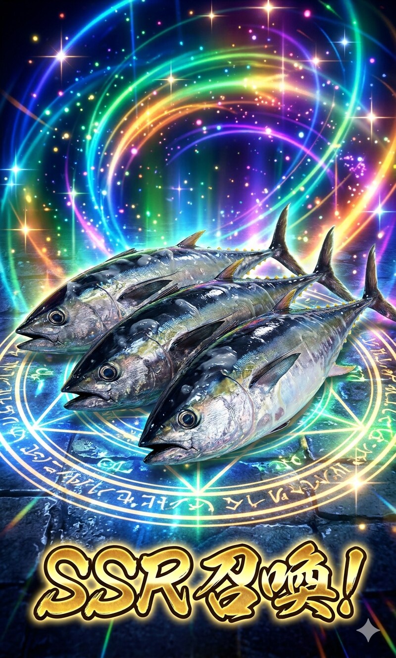 【SSR装備】ヌルヌル漢汁マグロヘッド | の人気AIイラスト・グラビア