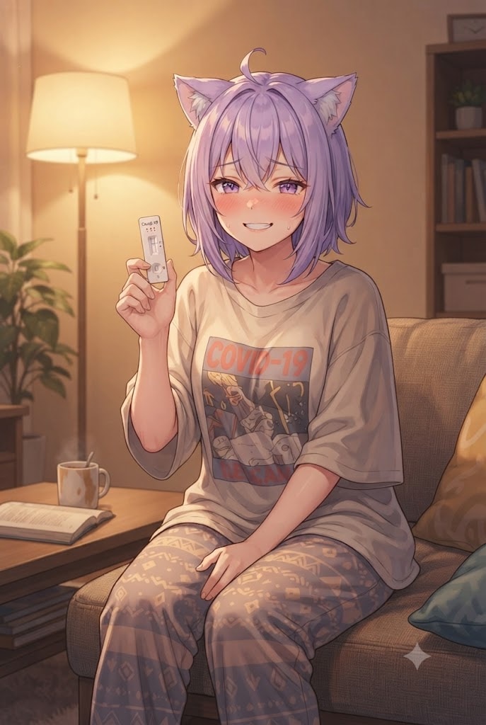 パパ、見てにゃ。