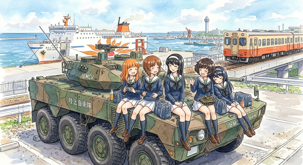 陸自16式機動戦闘車輌（大洗仕様）