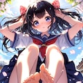 桜と記念撮影 4枚目
