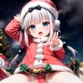 クリスマス会に向うカンナちゃん☆彡６枚 6枚目