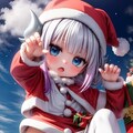 クリスマス会に向うカンナちゃん☆彡６枚 5枚目