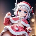 クリスマス会に向うカンナちゃん☆彡６枚 4枚目