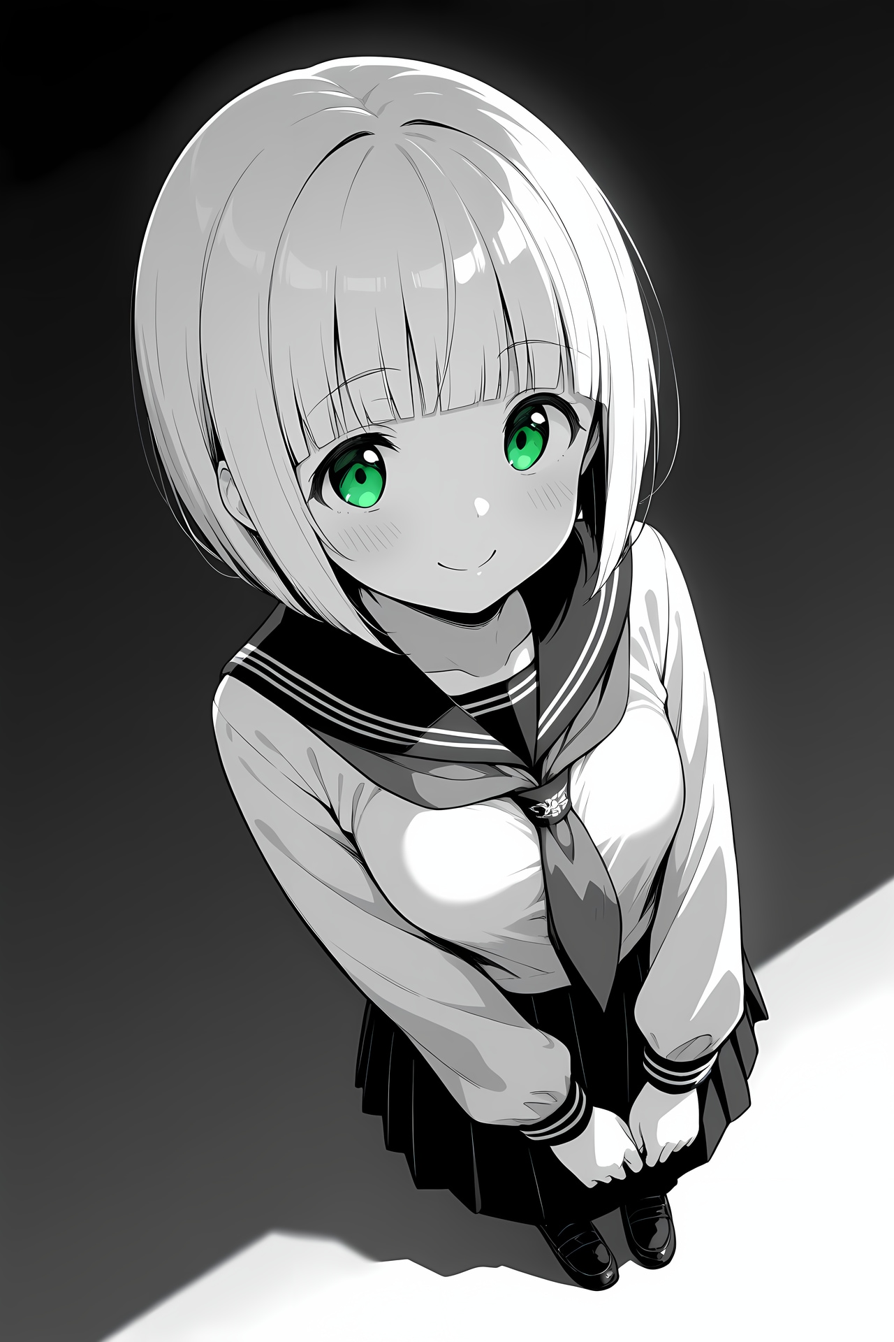 モノクロ綾 | の人気AIイラスト・グラビア