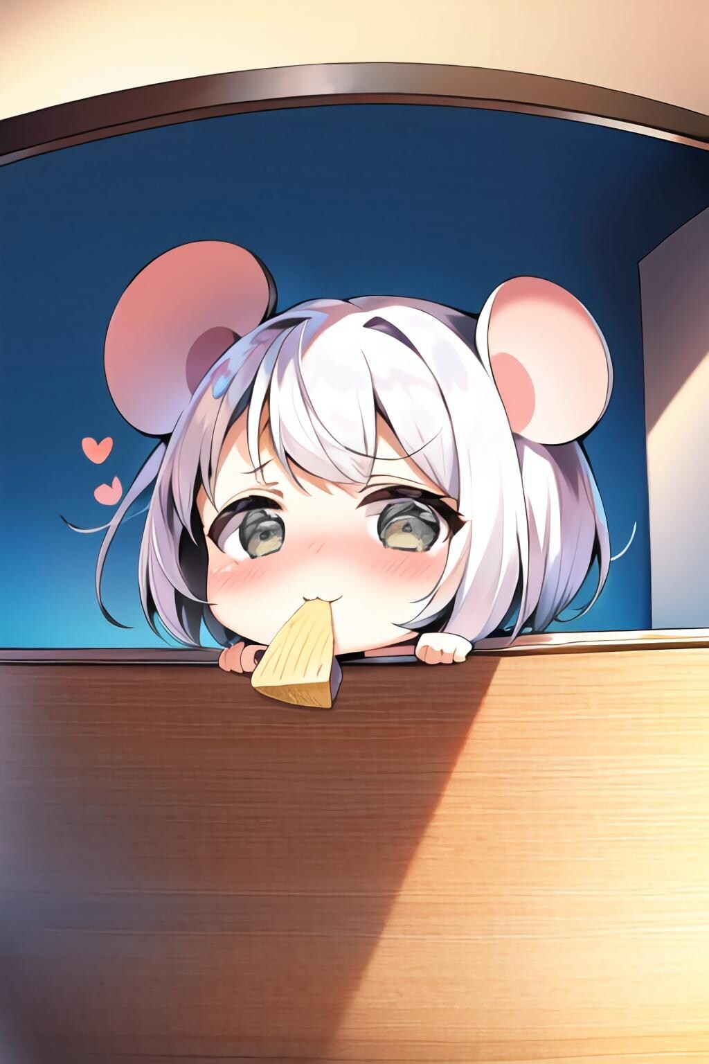 ねず耳フェスティバルの心電アイちゃん
