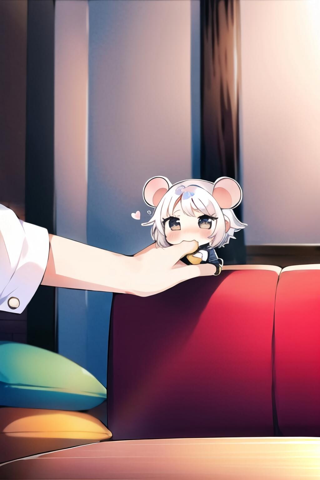ねず耳フェスティバルの心電アイちゃん