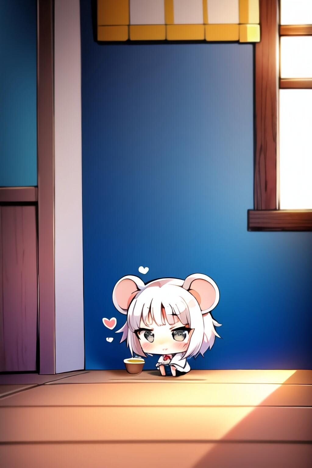 ねず耳フェスティバルの心電アイちゃん