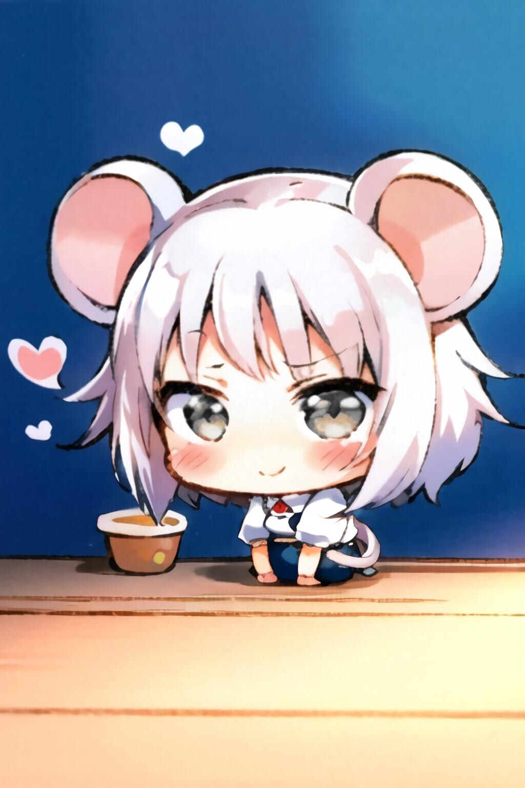 ねず耳フェスティバルの心電アイちゃん