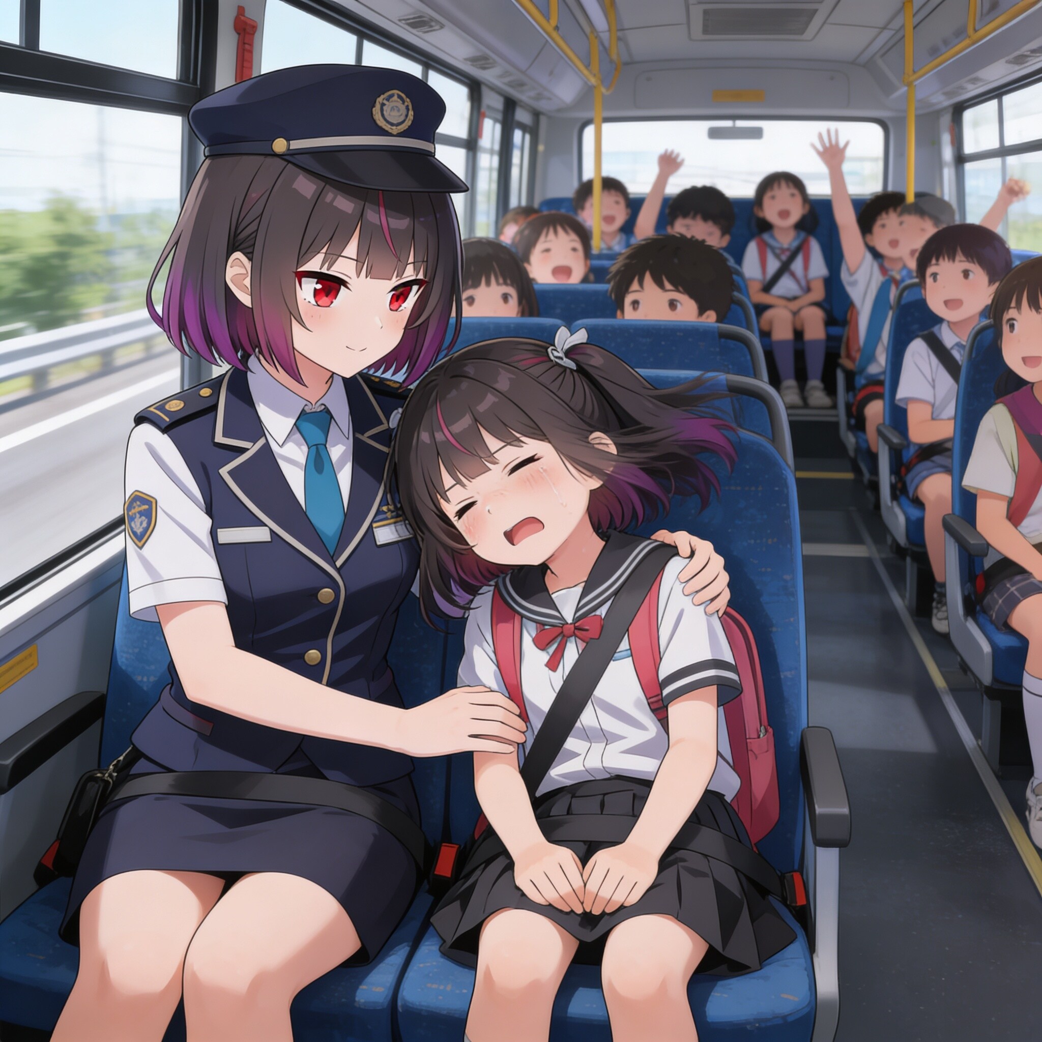 バスガイドのミテルちゃん