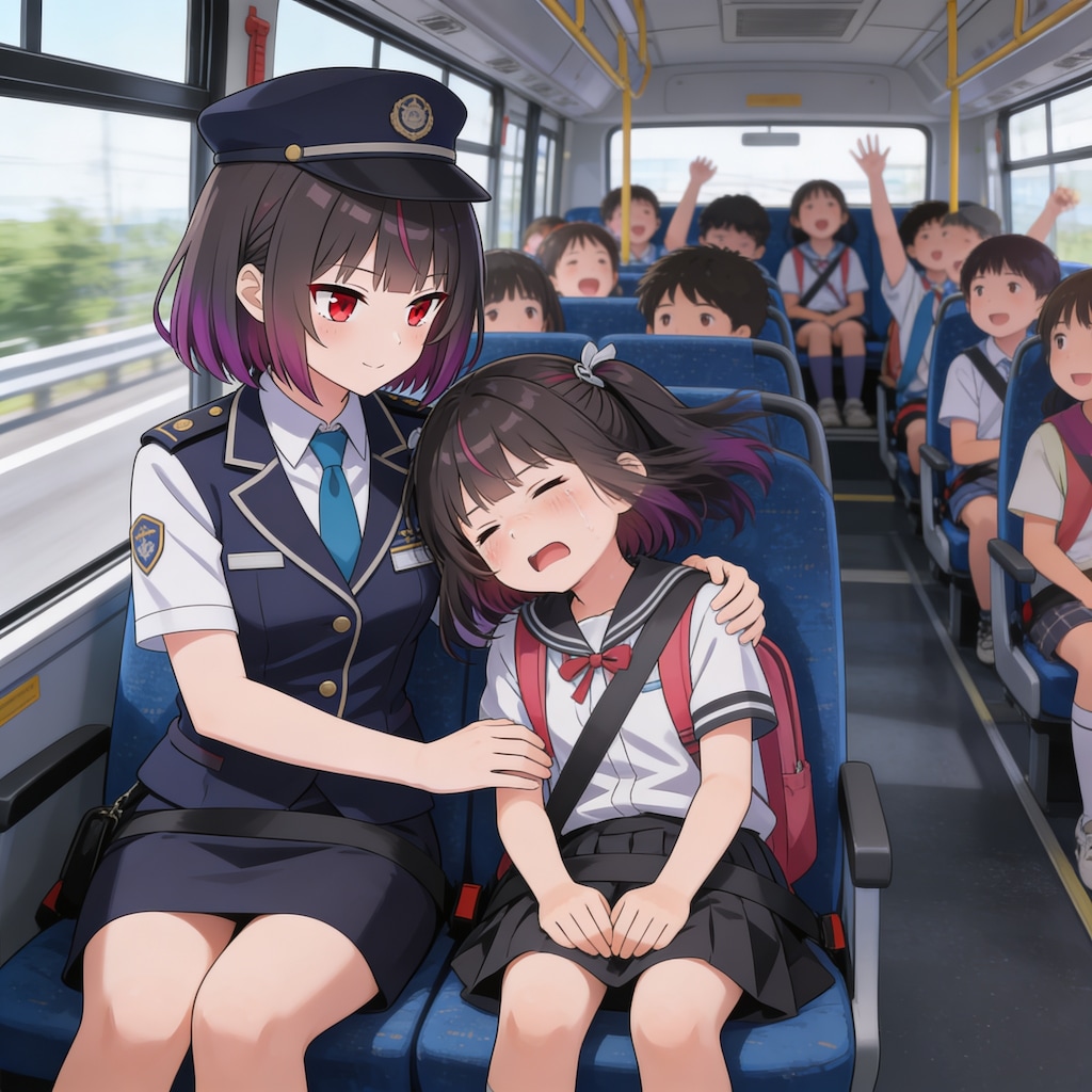 バスガイドのミテルちゃん