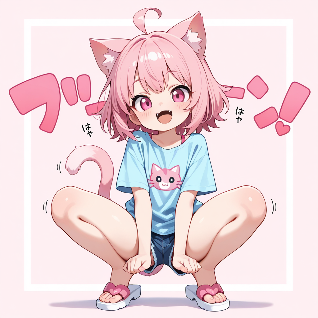 ねこちゃんのホットパンツ♡