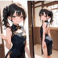 [12枚] 背中空きチャイナドレス×ロリっ子 10枚目