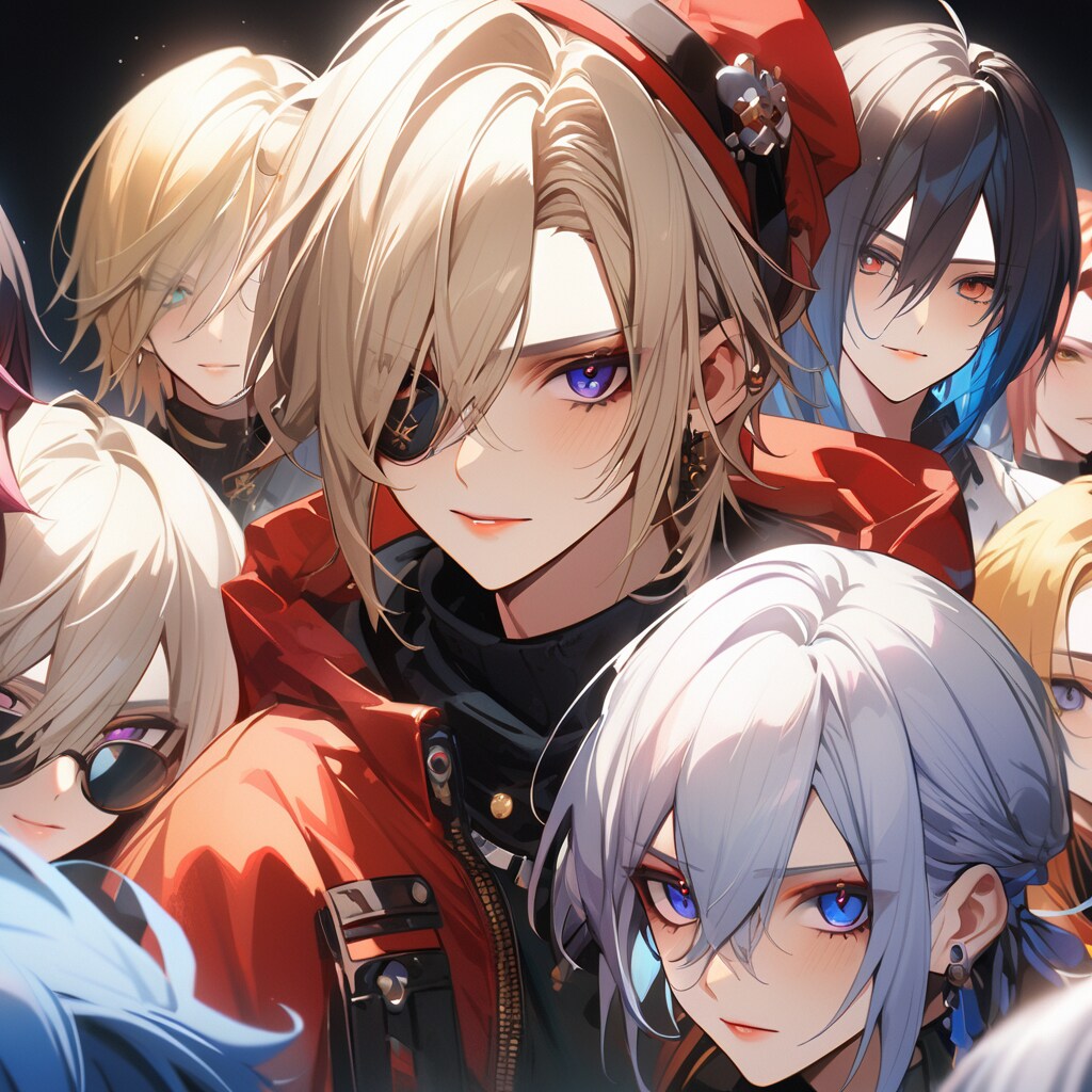 アー写〜入りきらないメンバー達〜 | の人気AIイラスト・グラビア