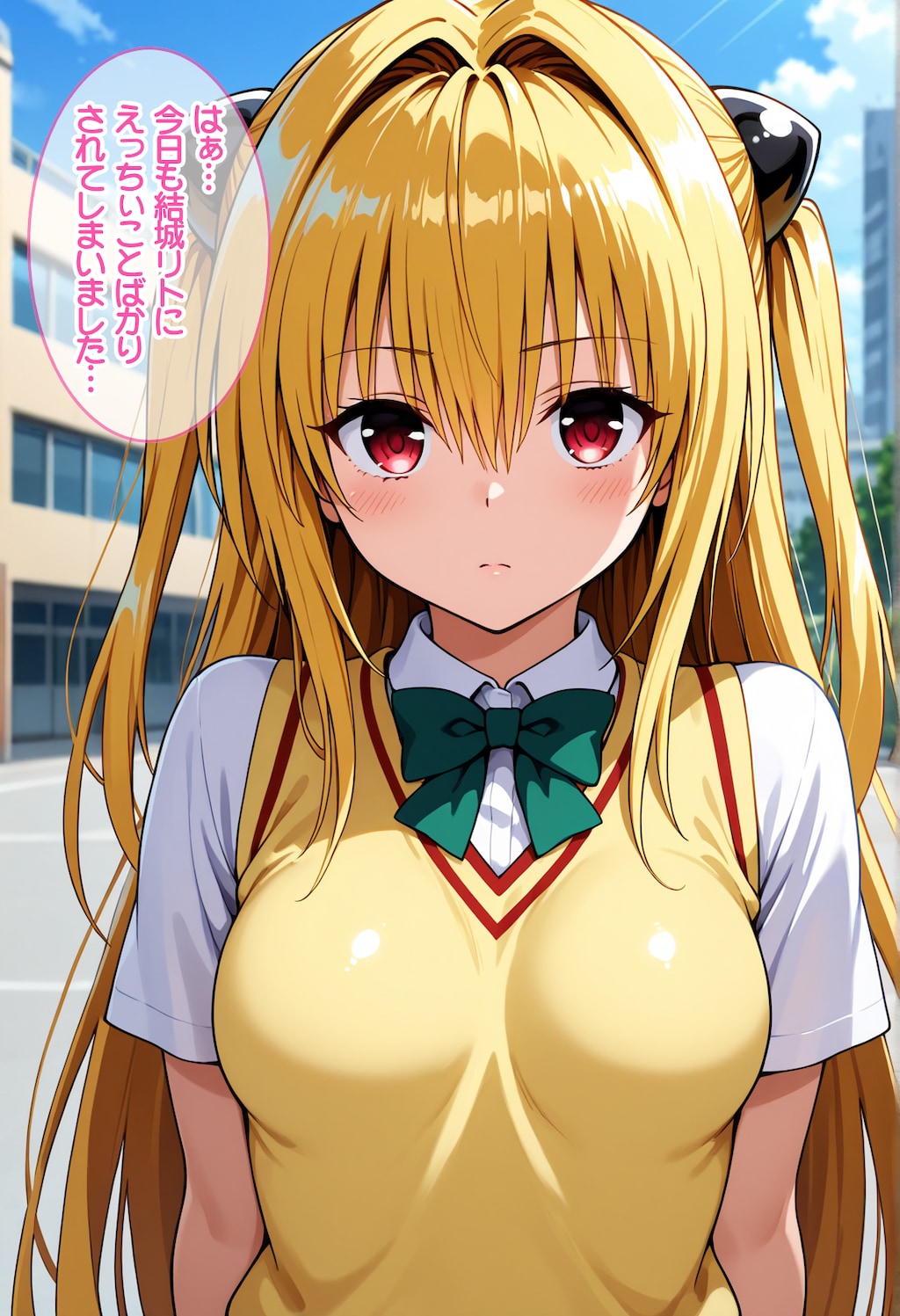 【ヤミ 前半】はぁ…今日も結城リトにえっちぃことばかりされてしまいました…