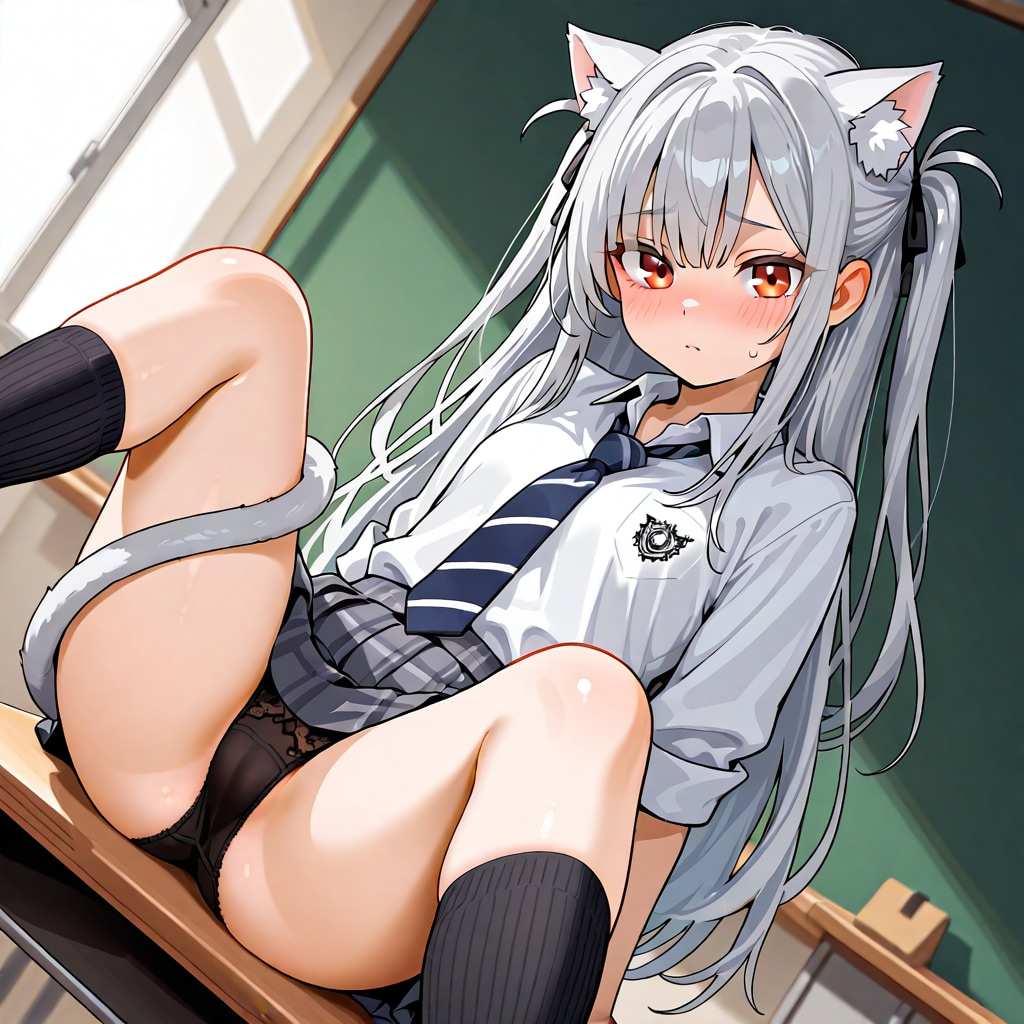 ねこみみ女子高生