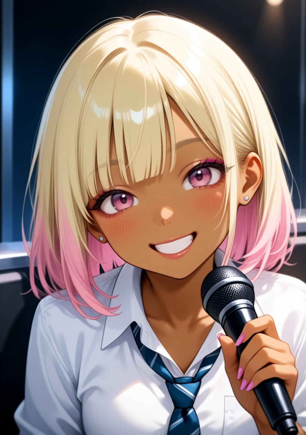 金曜日担当　金髪褐色ギャル