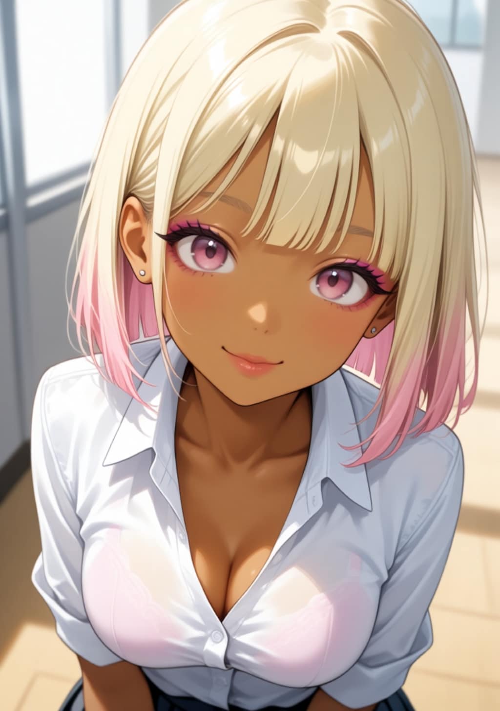 金曜日担当　金髪褐色ギャル