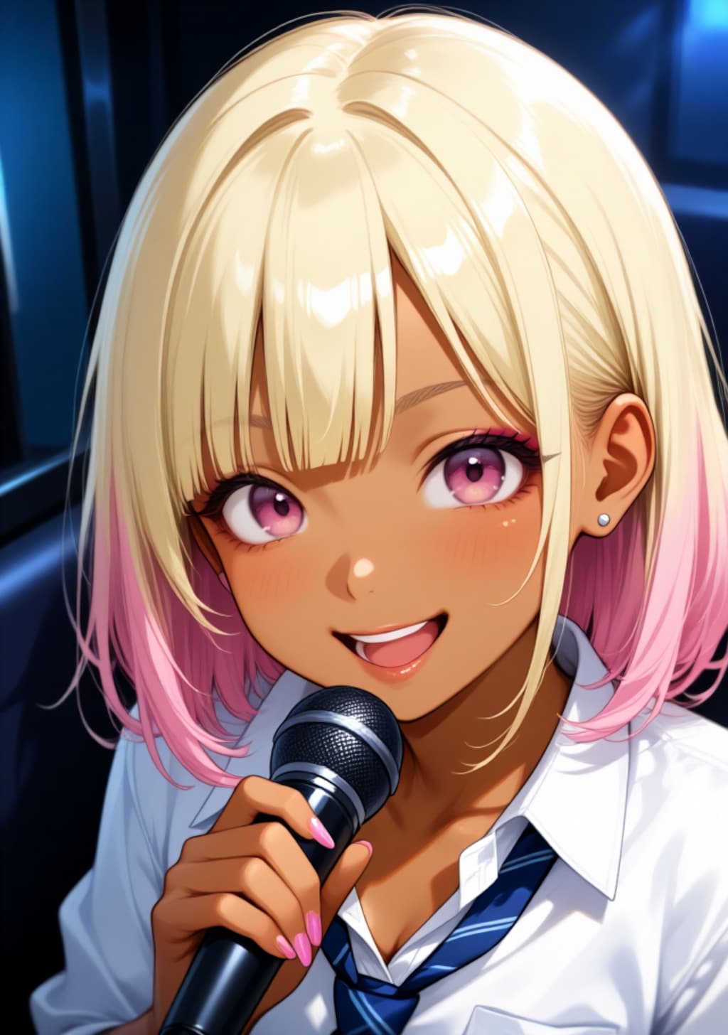 金曜日担当　金髪褐色ギャル