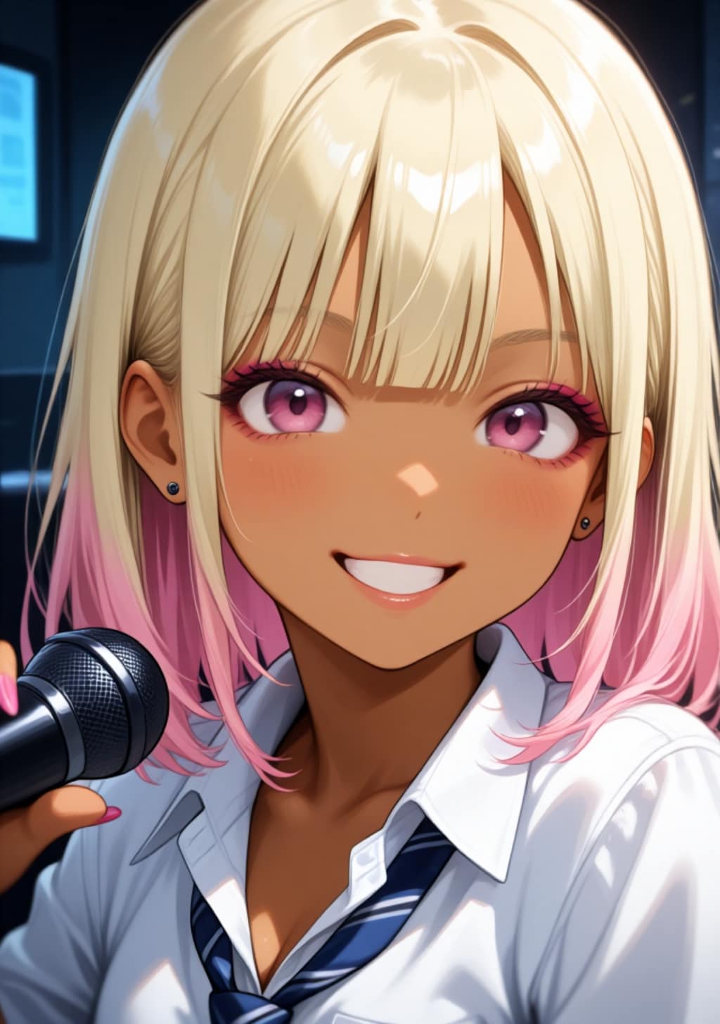 金曜日担当　金髪褐色ギャル