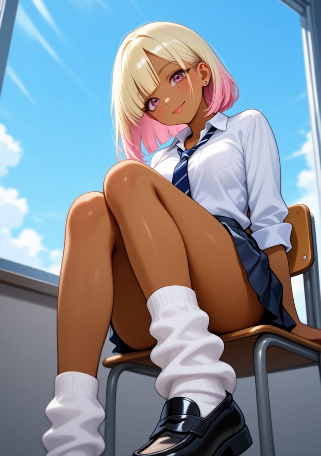 金曜日担当　金髪褐色ギャル