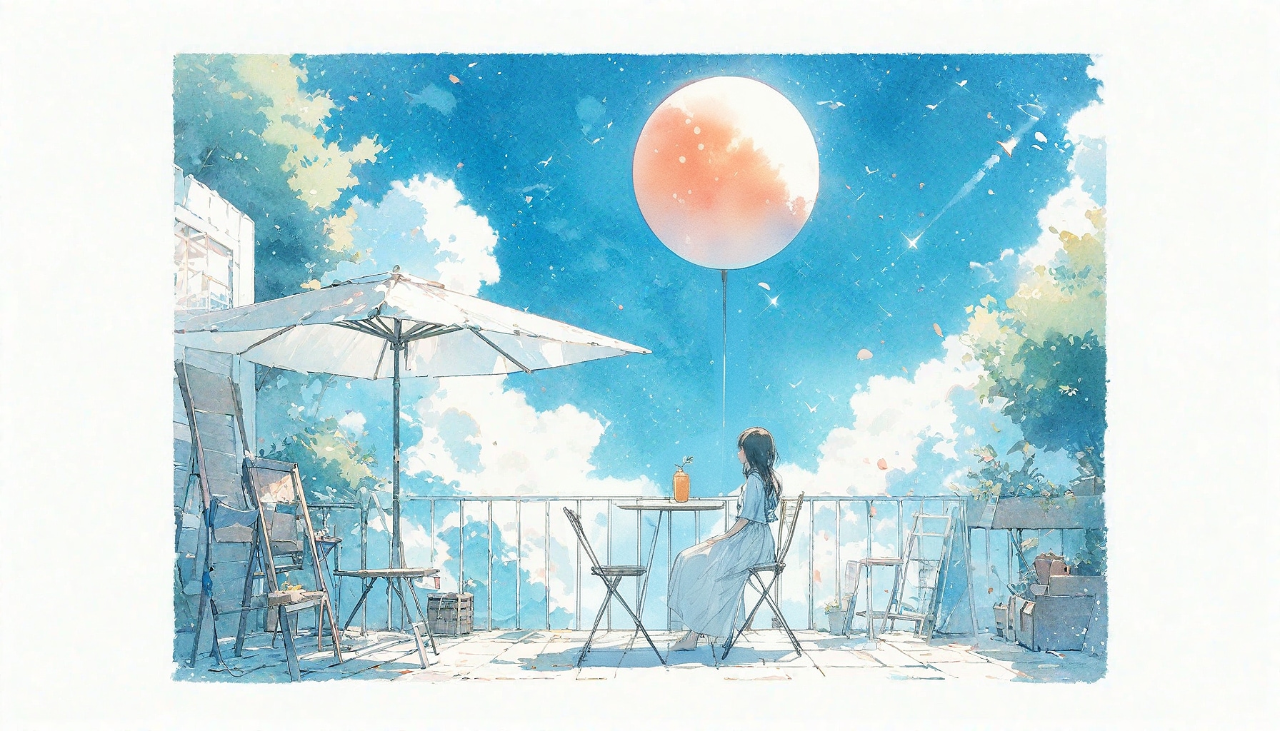 夏空と少女102