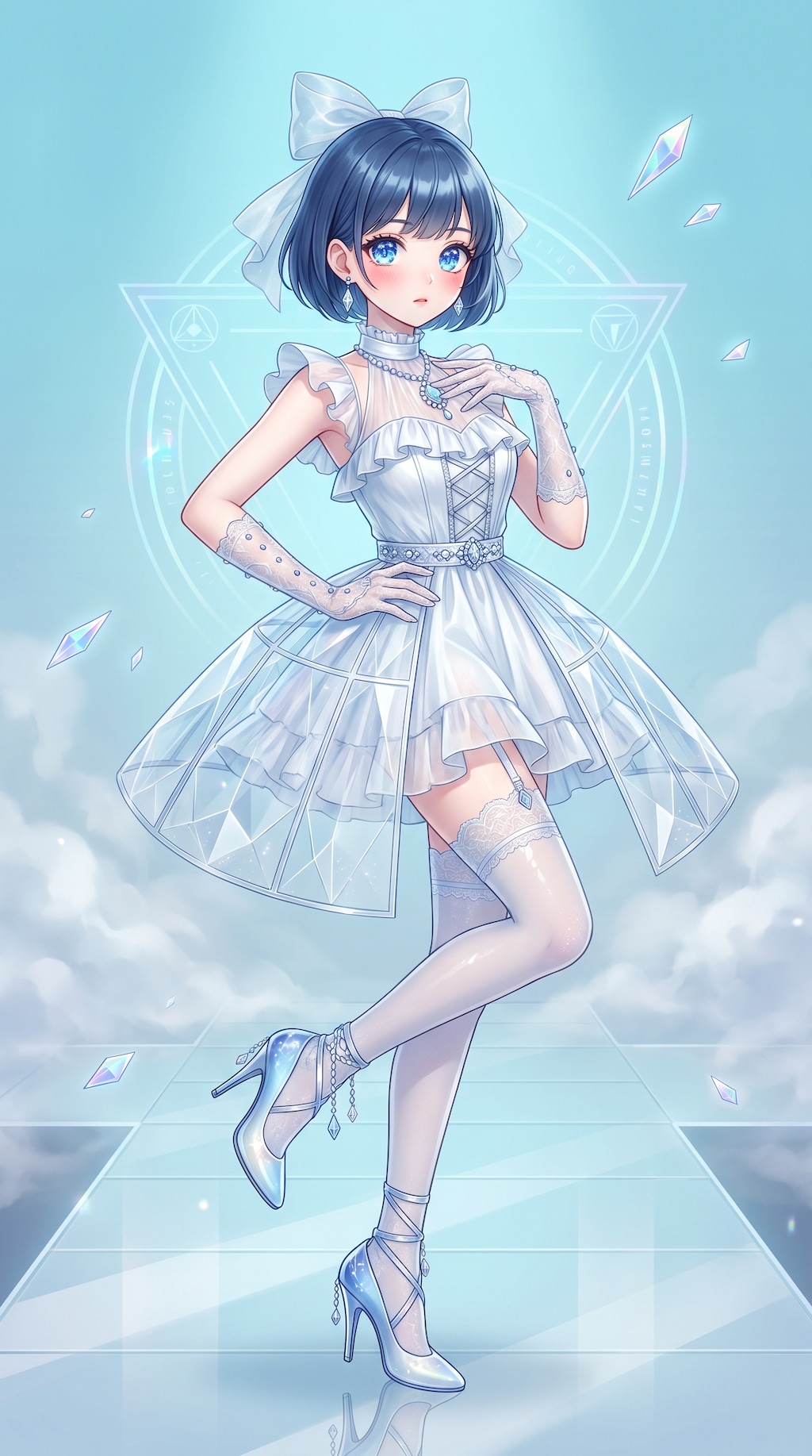 倾心凝光の蒼晶