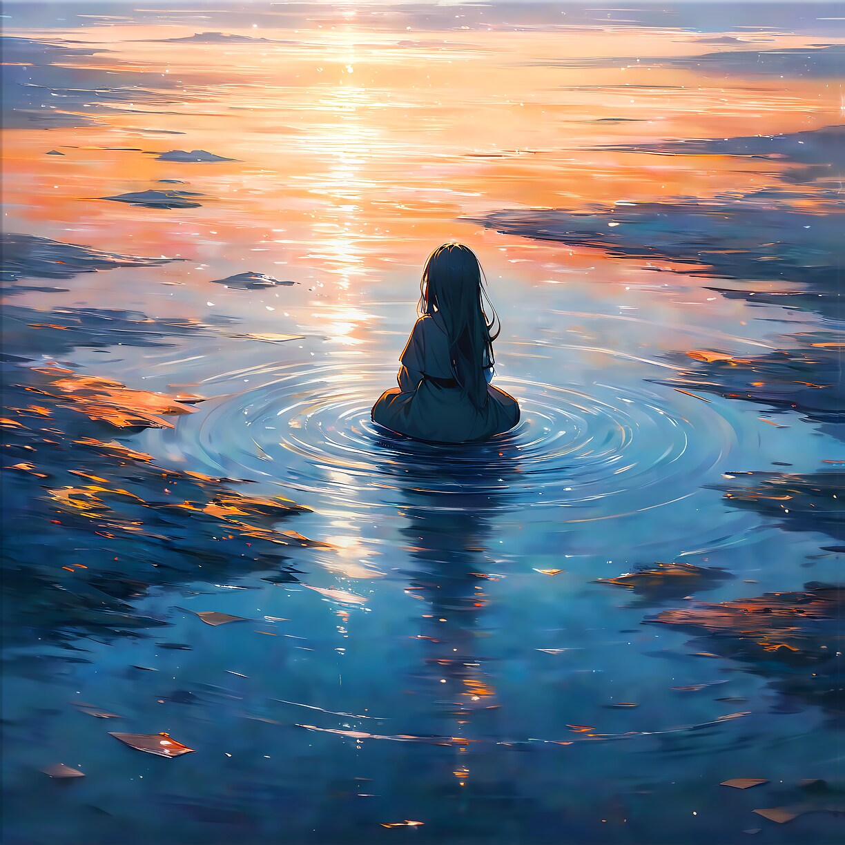 夕闇と少女44