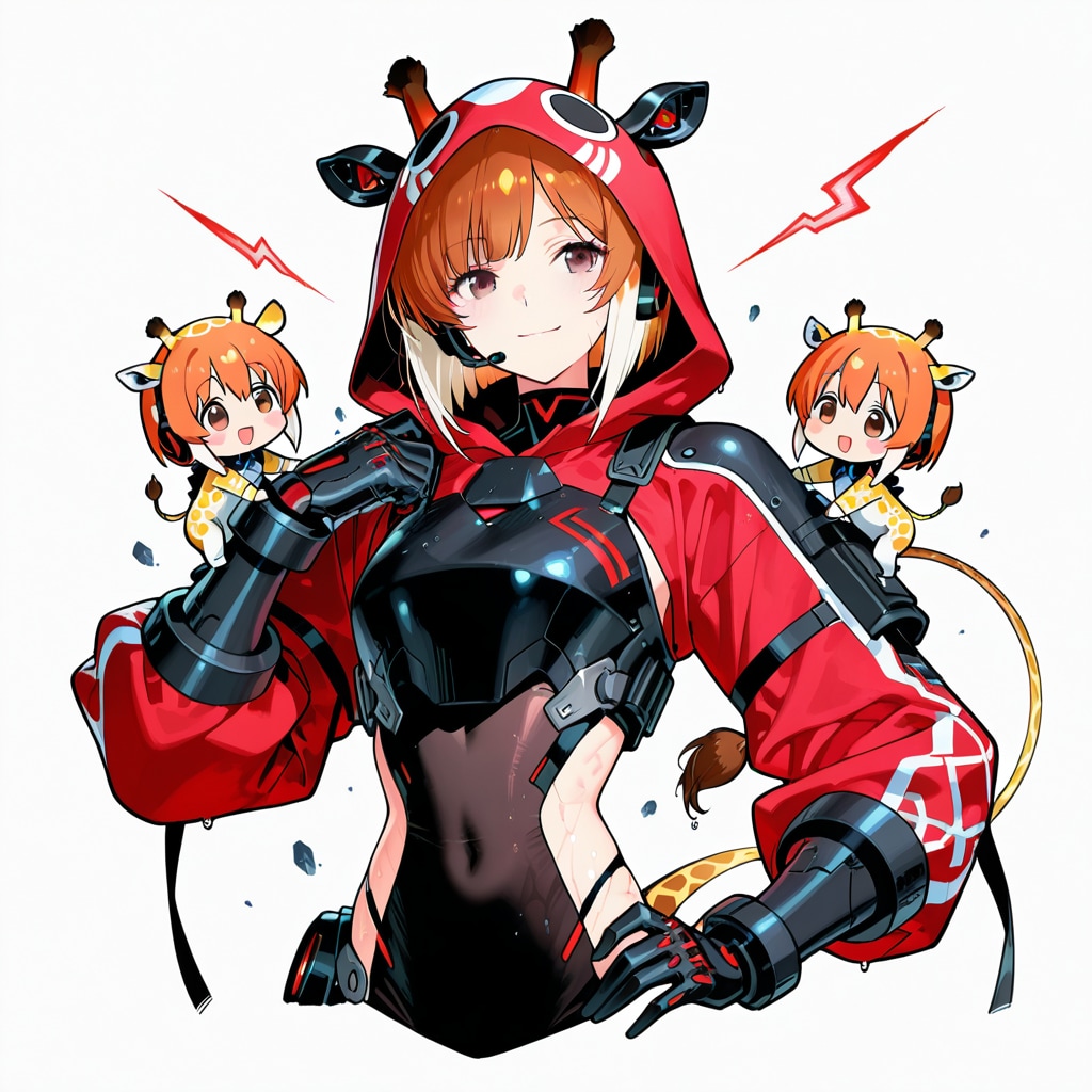 電撃ビリビリキリンフーディーちびメカ娘ちゃん