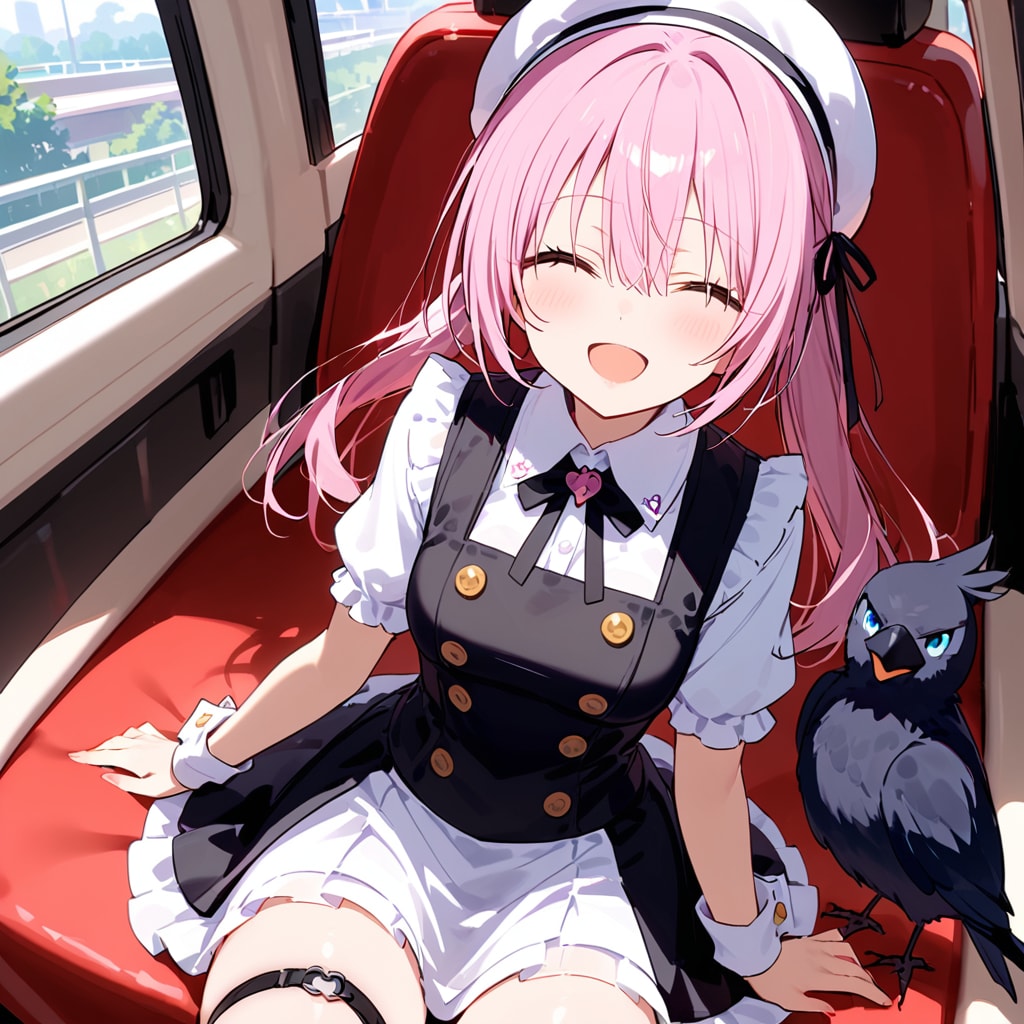 カラスさんも乗せてくれますよね