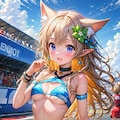 レースクイーン・ケモ耳エルフさん（12枚） 4枚目