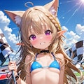 レースクイーン・ケモ耳エルフさん（12枚） 2枚目