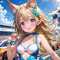 レースクイーン・ケモ耳エルフさん（12枚） 8枚目