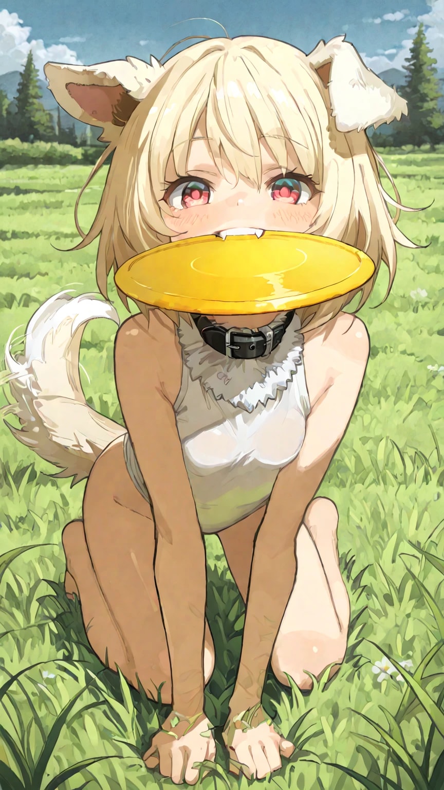 フリスビー犬