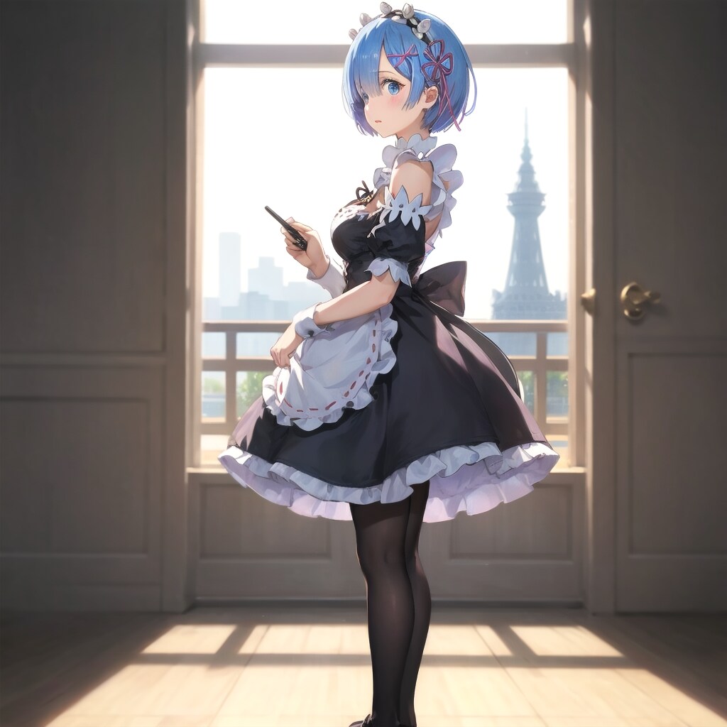 彼女の後ろにあるものは