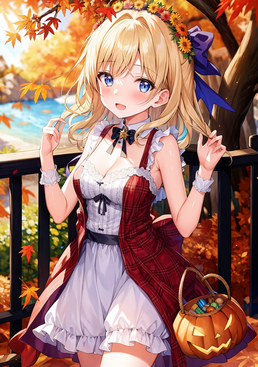 お菓子を配っちゃうよ