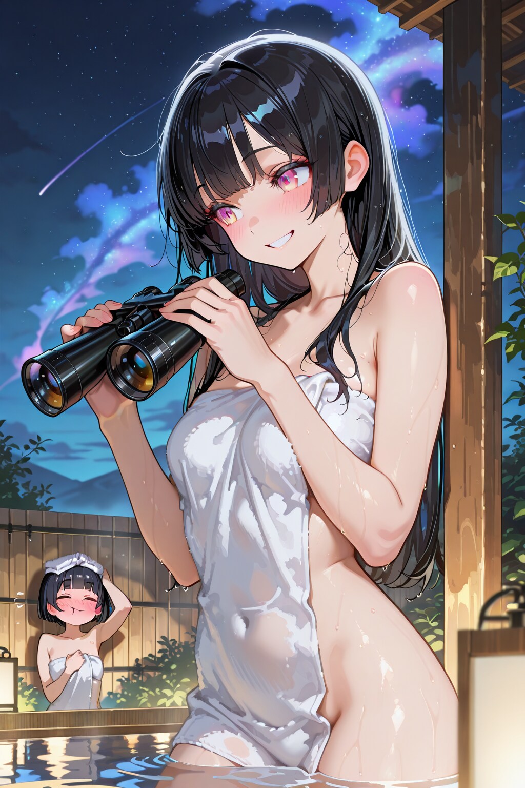 のぞきではない・・背が高いから偶然みえるだけ・・！