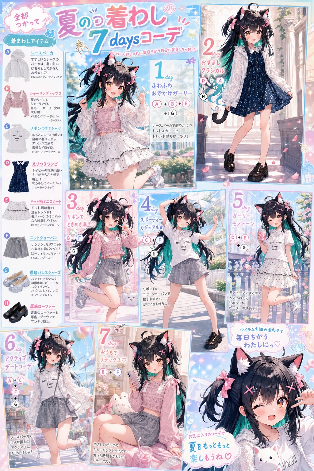 ネコミミコーデ