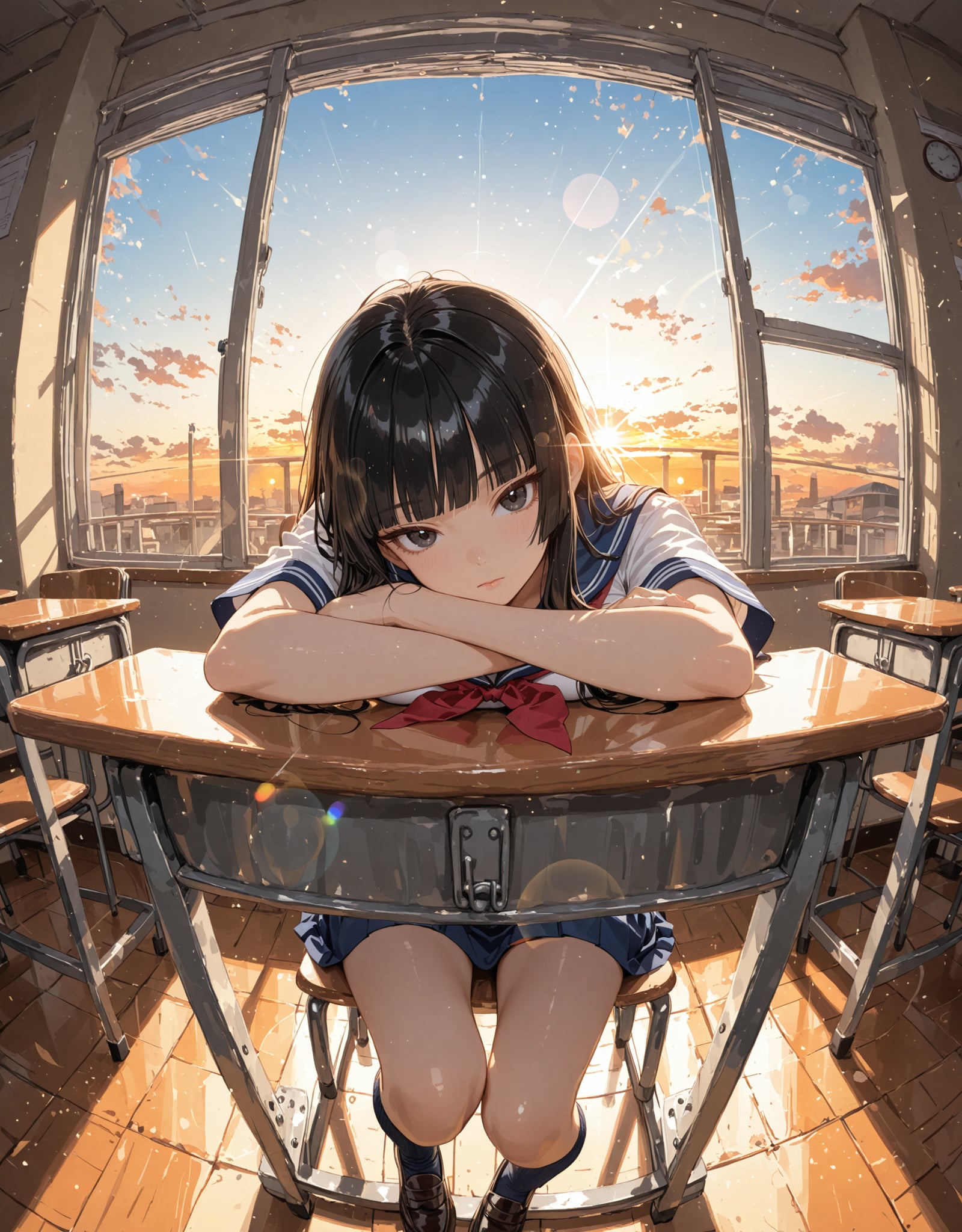 冬花さんin学校