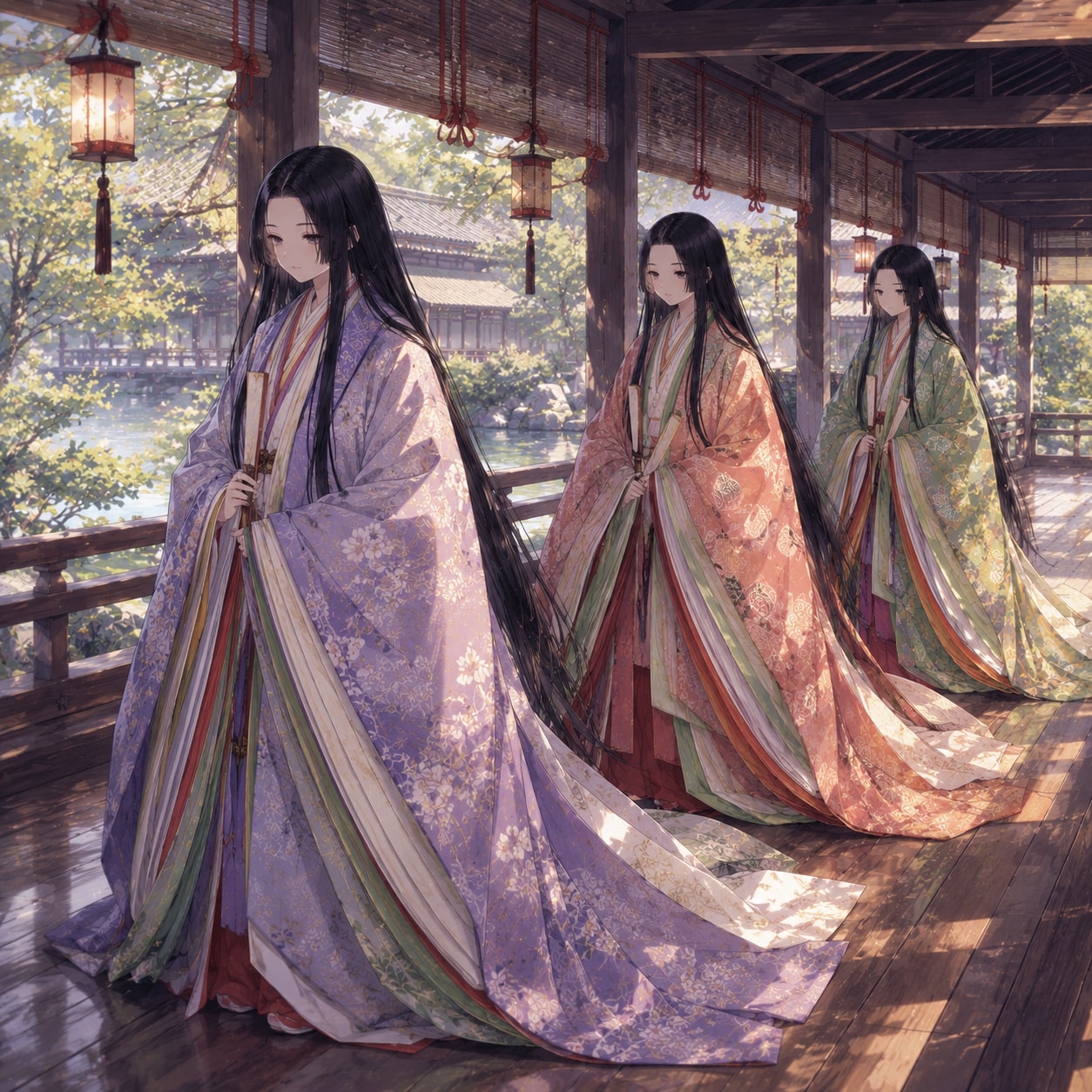 女房の行列 | の人気AIイラスト・グラビア