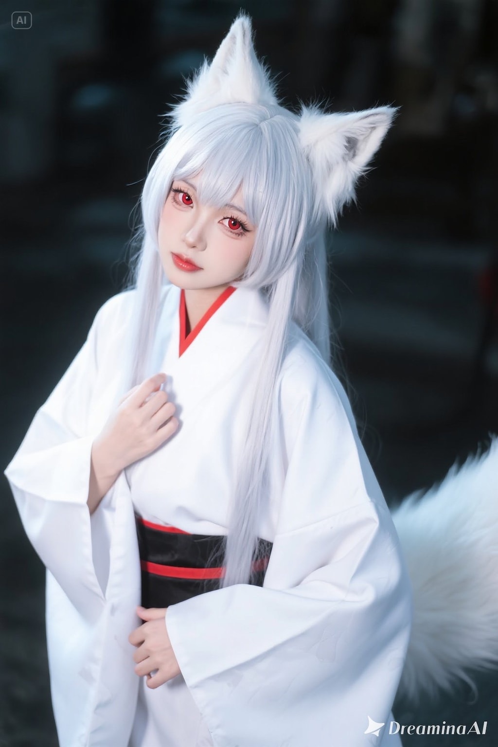 【実写風？】キツネの御神体様