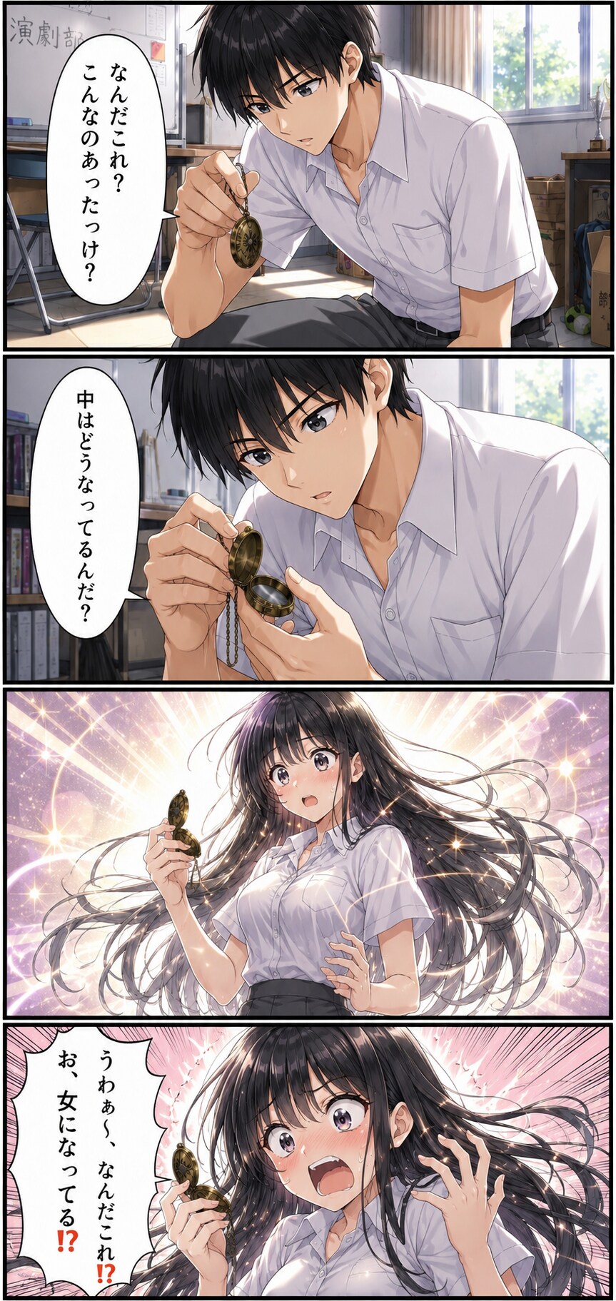 魔法のペンダントを開けたら…。