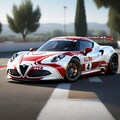アルファロメオ4Cレースカー 3枚目