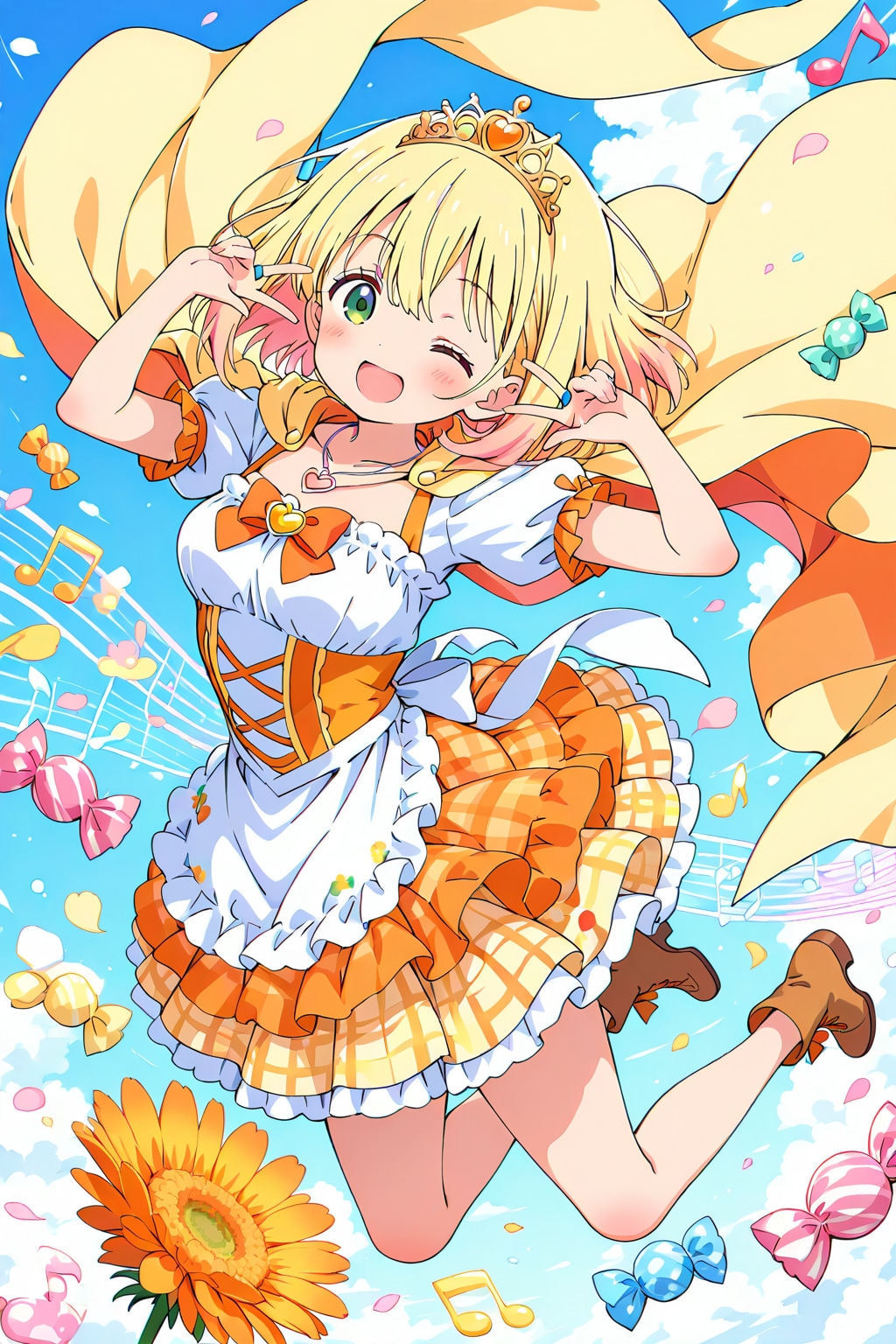 勝手にミュージックフェア６日目　オレンジガーベラちゃん
