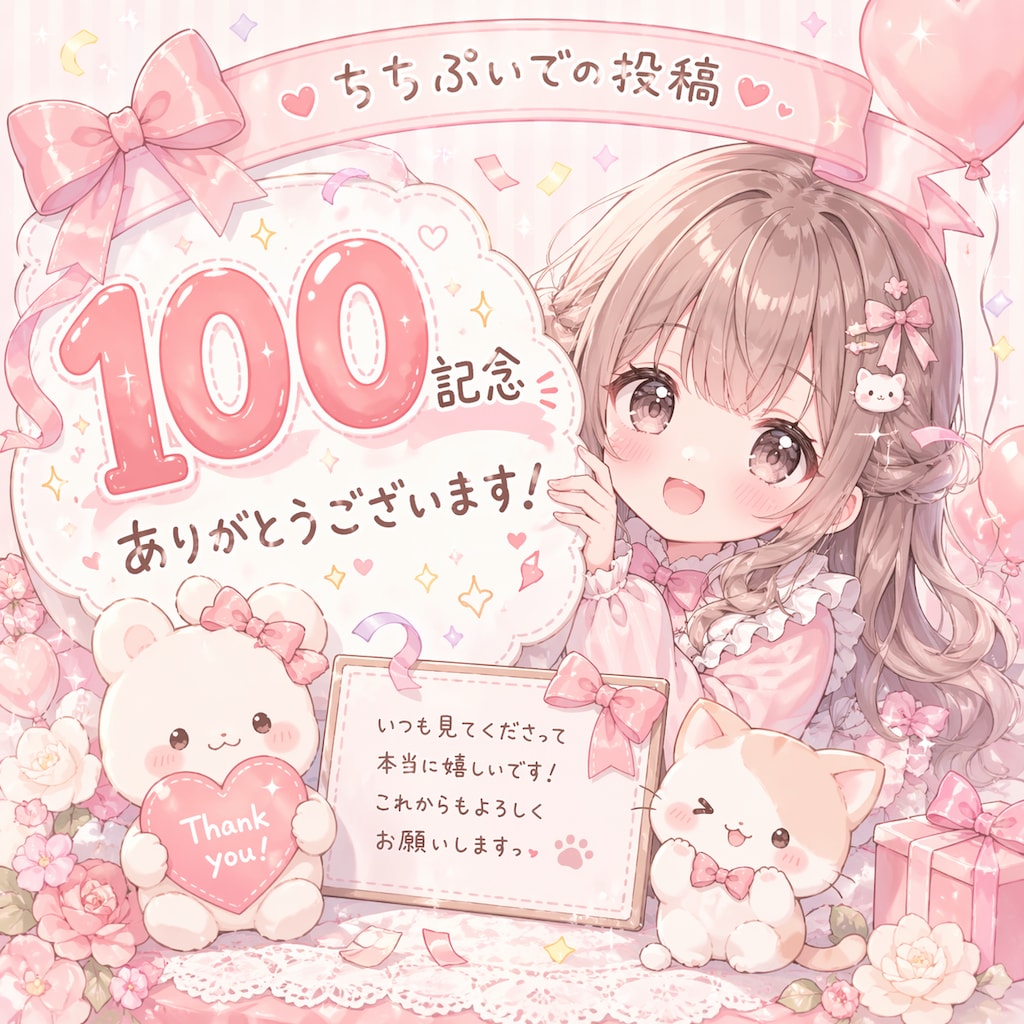 投稿100記念 thx！