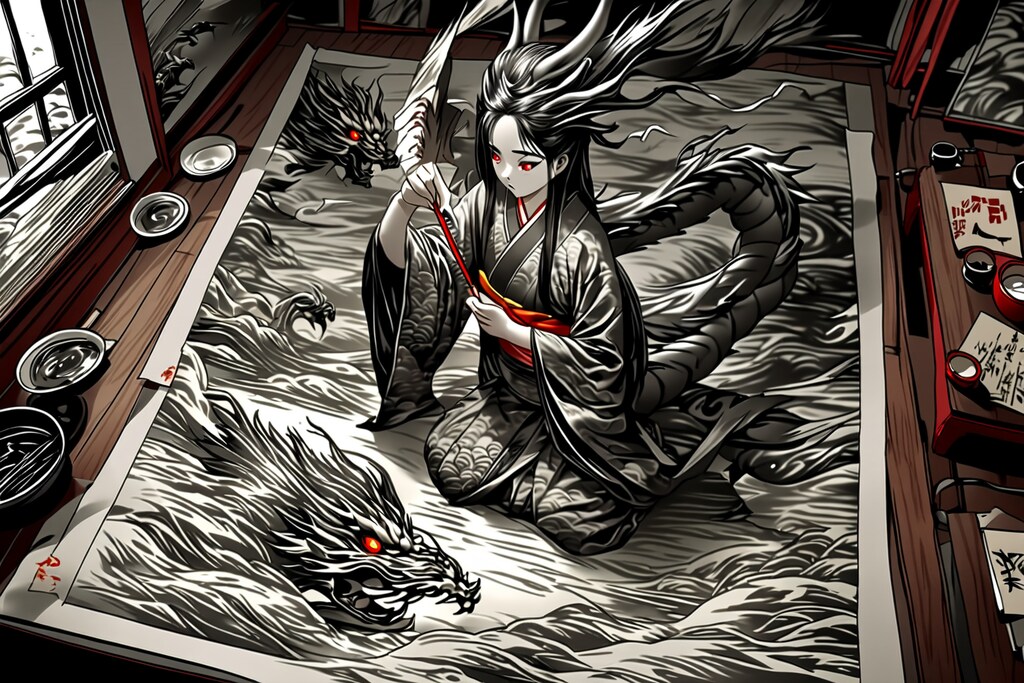 『竜筆』 道野綴