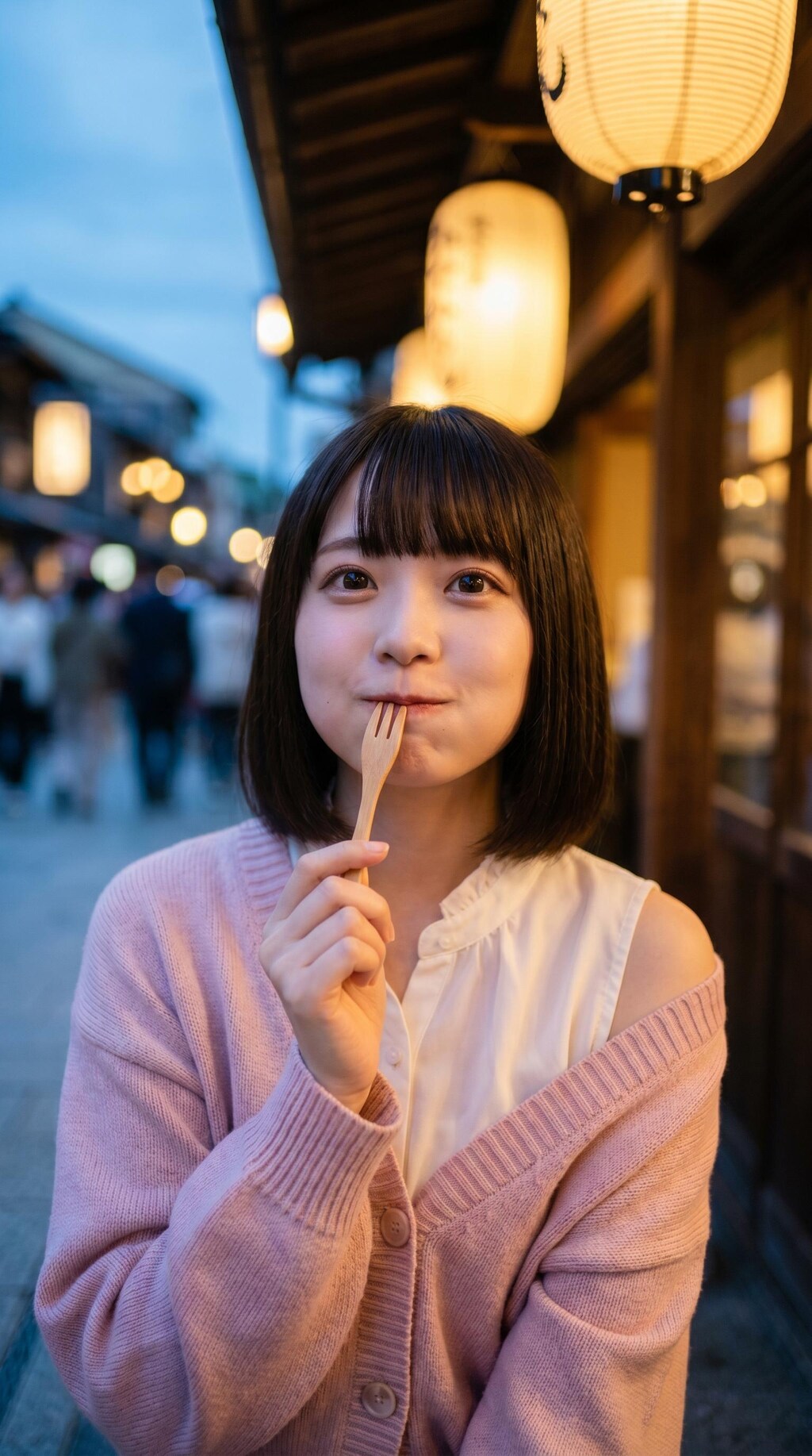 Warm Sweetness on an Old Street Corner